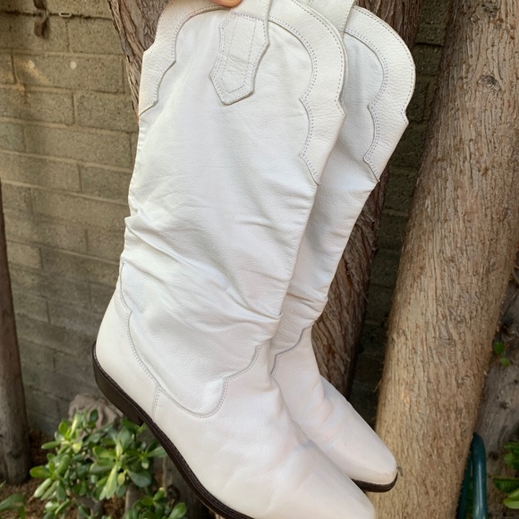 Vintage Zodiac Slouchy Cowboy Boots - Picture 8 of 15